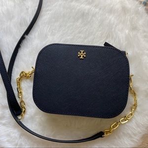 Tory Burch Emerson Round Crossbody Navy